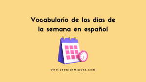 Lee más sobre el artículo Aprender los días de la semana