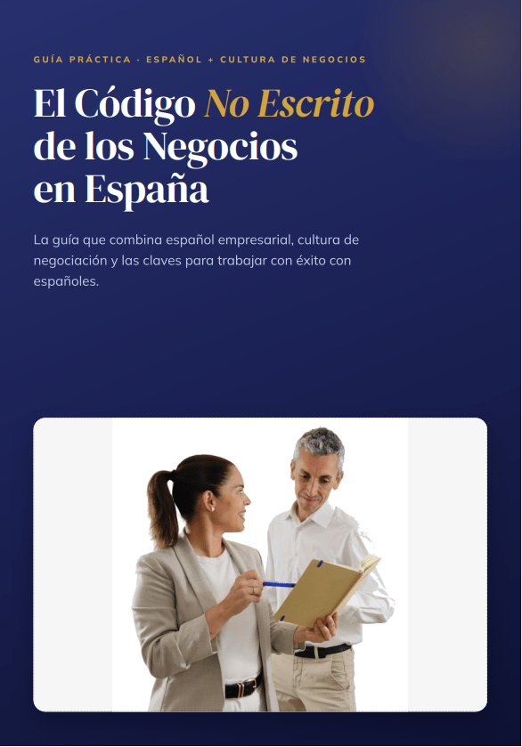 Ebook: El Código No Escrito de los Negocios en España